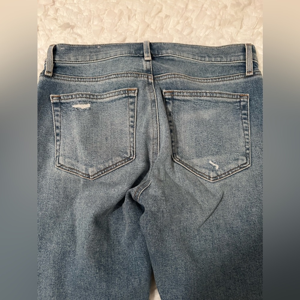 Loft Jeans Distressed‎ Light Wash Skinny Women’s Jeans Sz 26 Inseam 27” - Picture 8 of 8
